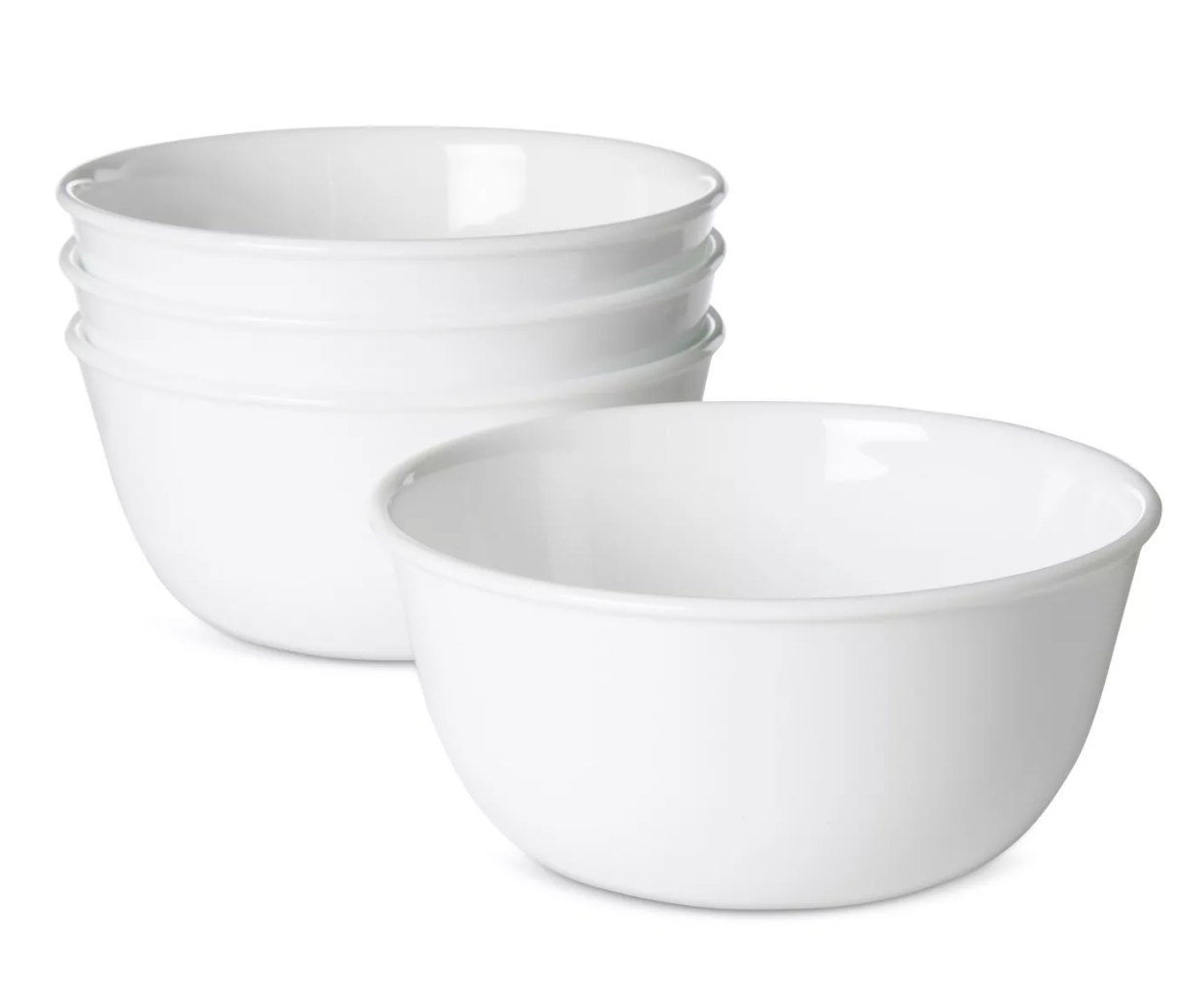 The white Corelle bowls