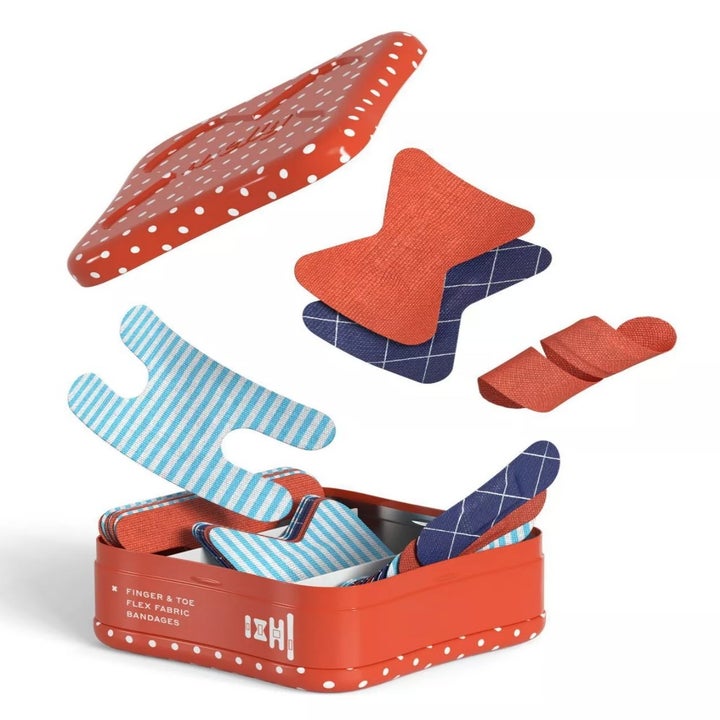 The colorful bandages