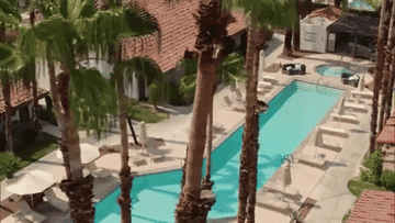 A short video showing two of the resort&#x27;s pools
