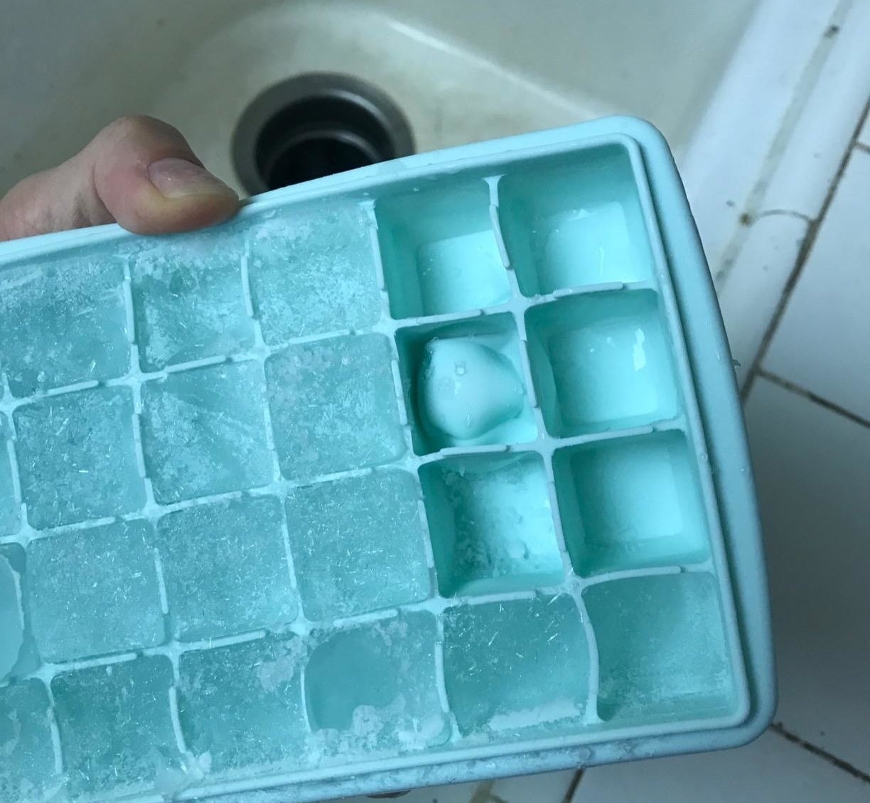 A reviewer&#x27;s ice tray