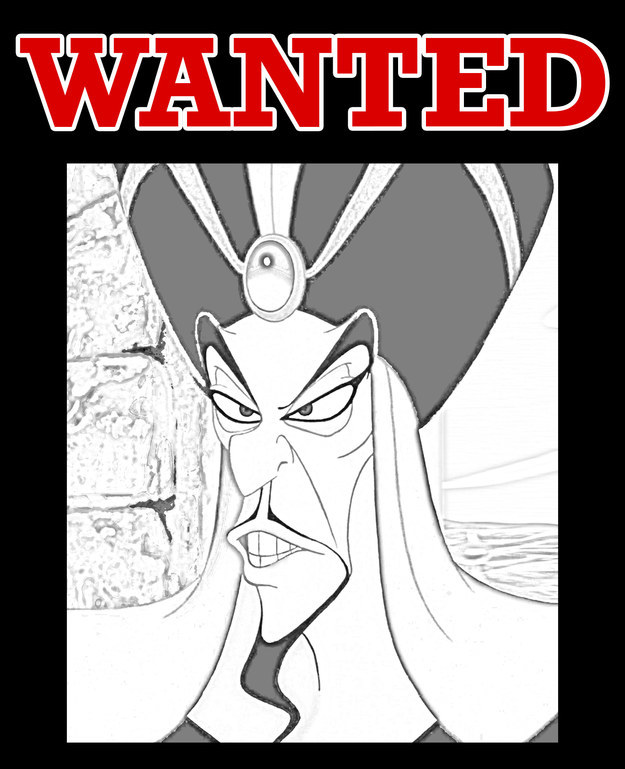 Disney Villain Wanted Posters Printable