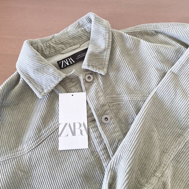ZARA コーデュロイシャツジャケット　1枚ピンク　ザラ