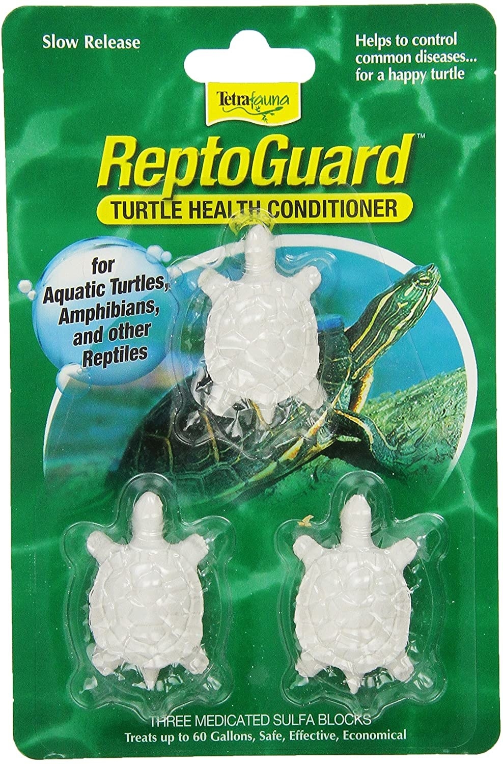 package of three reptoguard turtle health conditioner