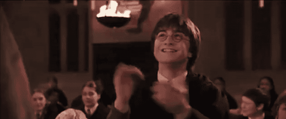 Harry clapping his hands