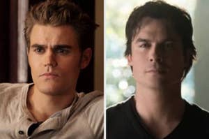 Stefan and Damon from The Vampire Diaries
