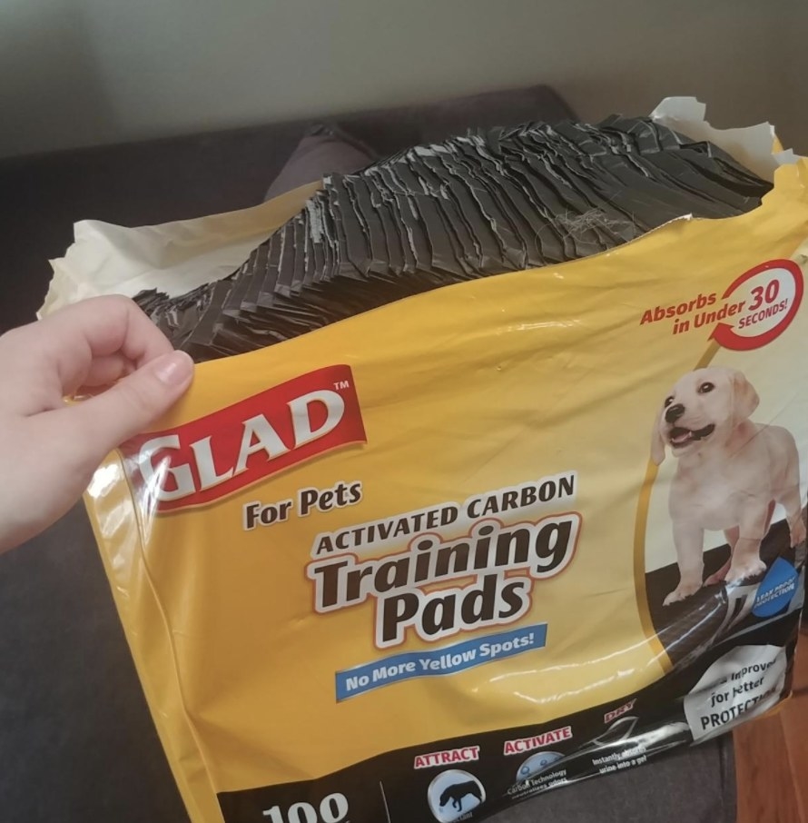 The puppy pads