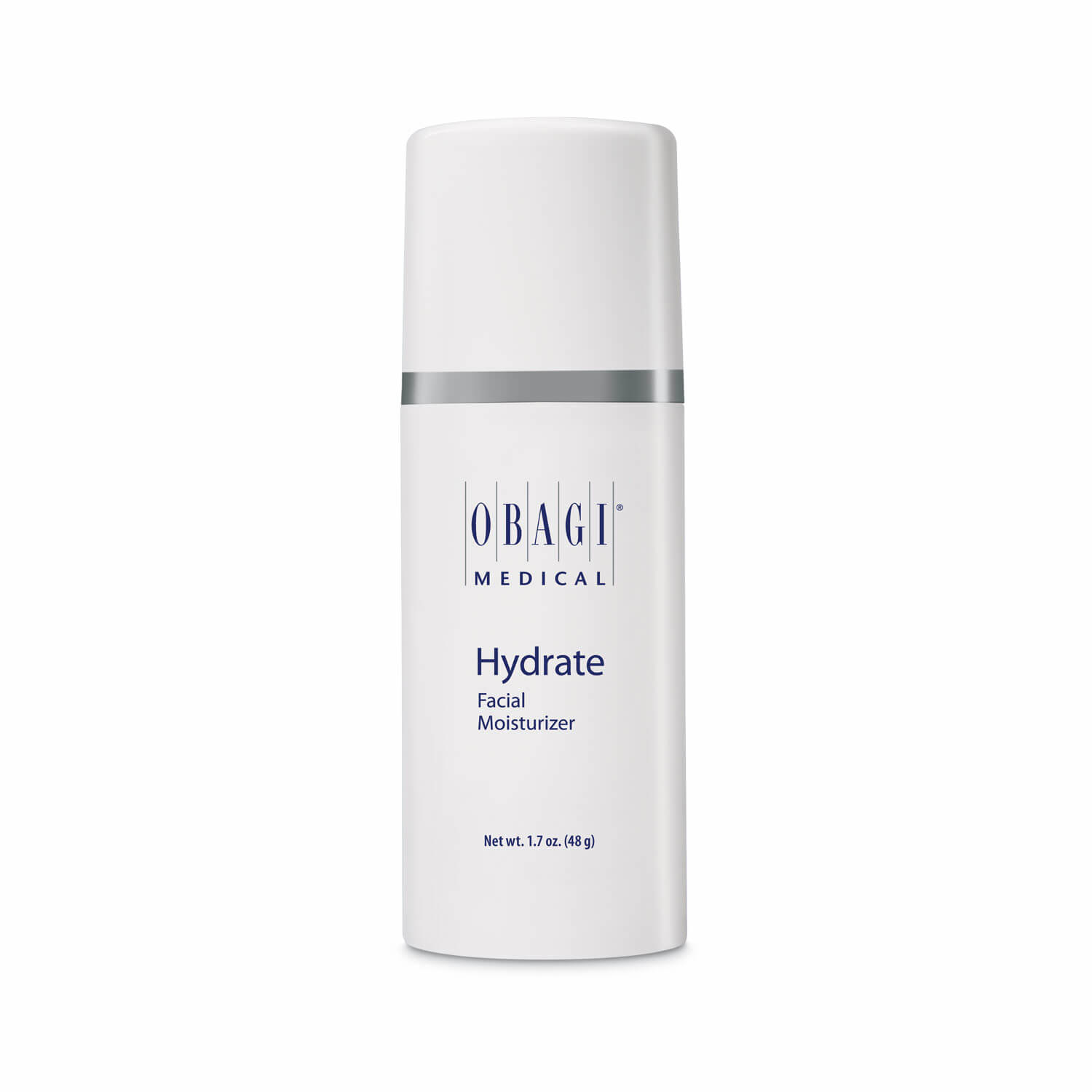 The Hydrate Facial Moisturizer bottle has 1.7 oz of product.