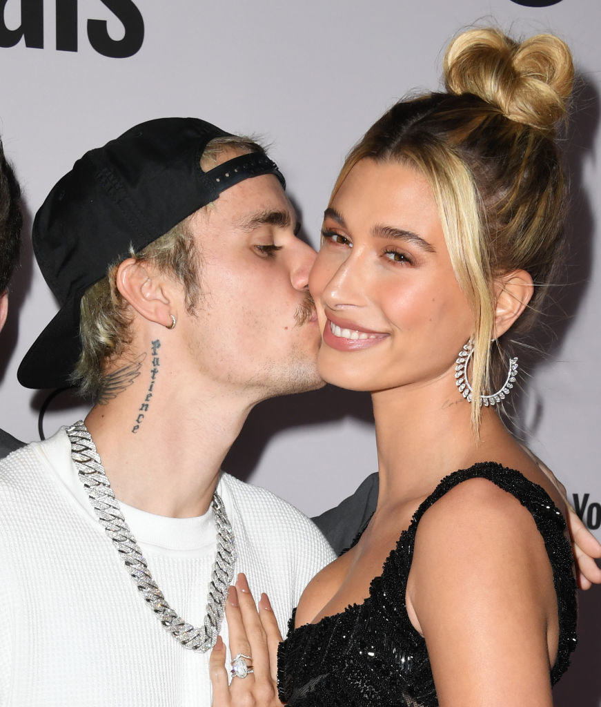 Hailey Bieber Gets A J Tattoo EXACTLY Like Selena Gomezs J Ring For Justin  Bieber  Hollywire  YouTube