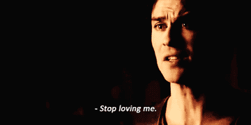 Damon tells Elena to stop loving him, but she says she can&#x27;t