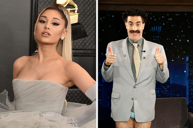Ariana Grande Was Up To No Good At A "Borat 2" Screening
