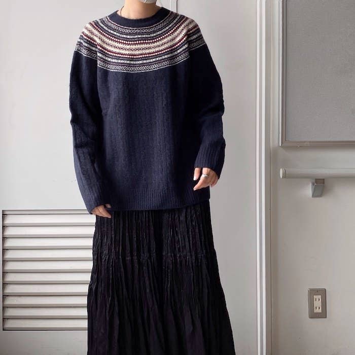 Liflattie Ships アルパカ混 ウール カーディガン グレー セーター ニット レディース 長袖 く日はお得 Ships