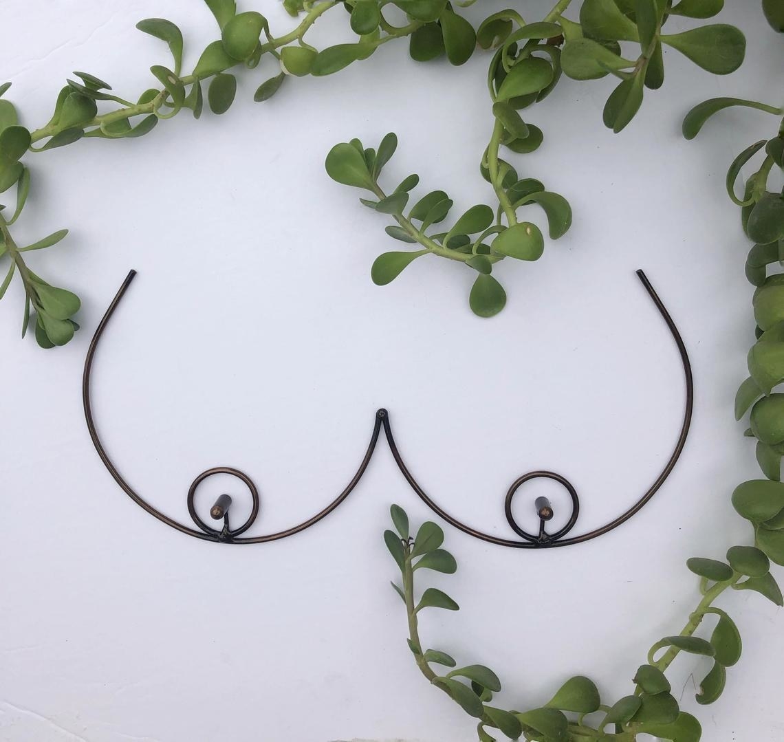 The breast hanger surrounded by vines