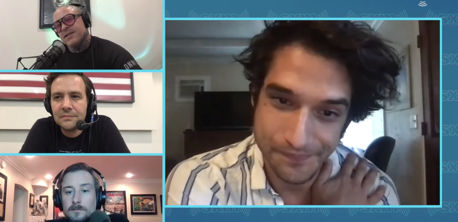 Tyler Posey talking about a sex party where &quot;people were hired to perform.&quot;