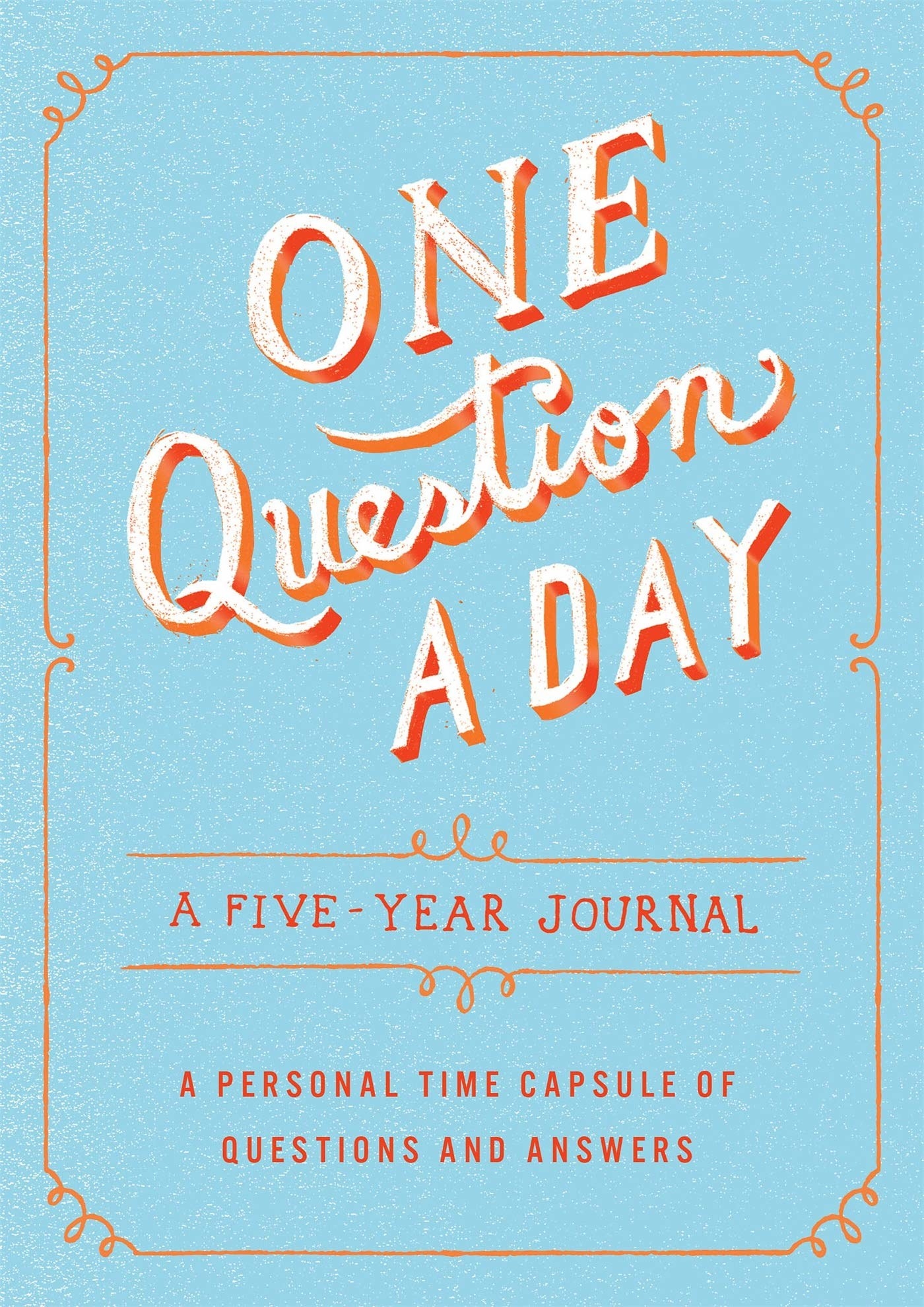 A 5-year journal cover