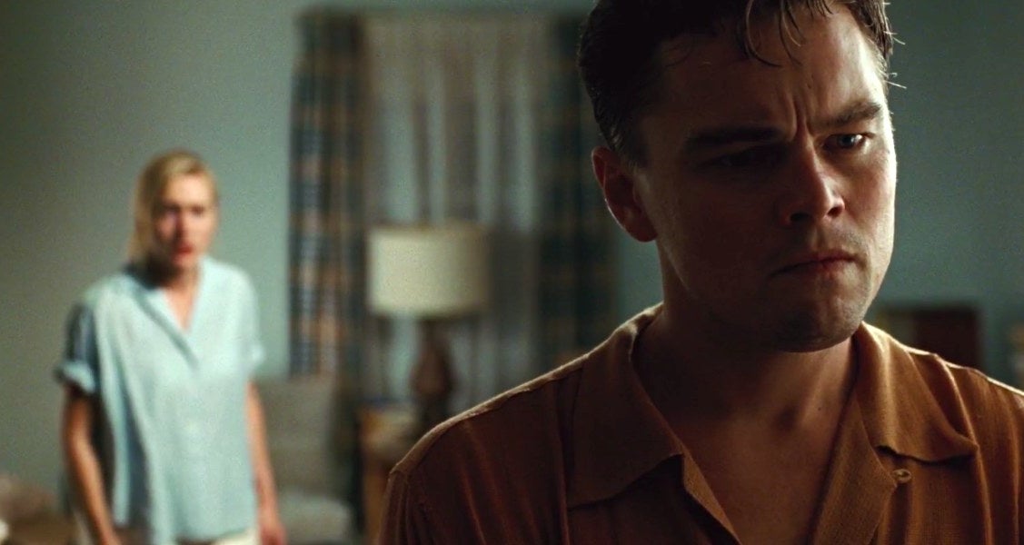 leo dicaprio and kate winslet in &quot;revolutionary road&quot;