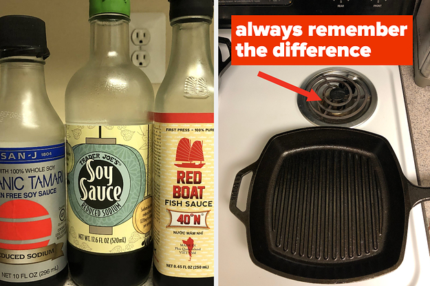 Sauce bottles next to an electric stove