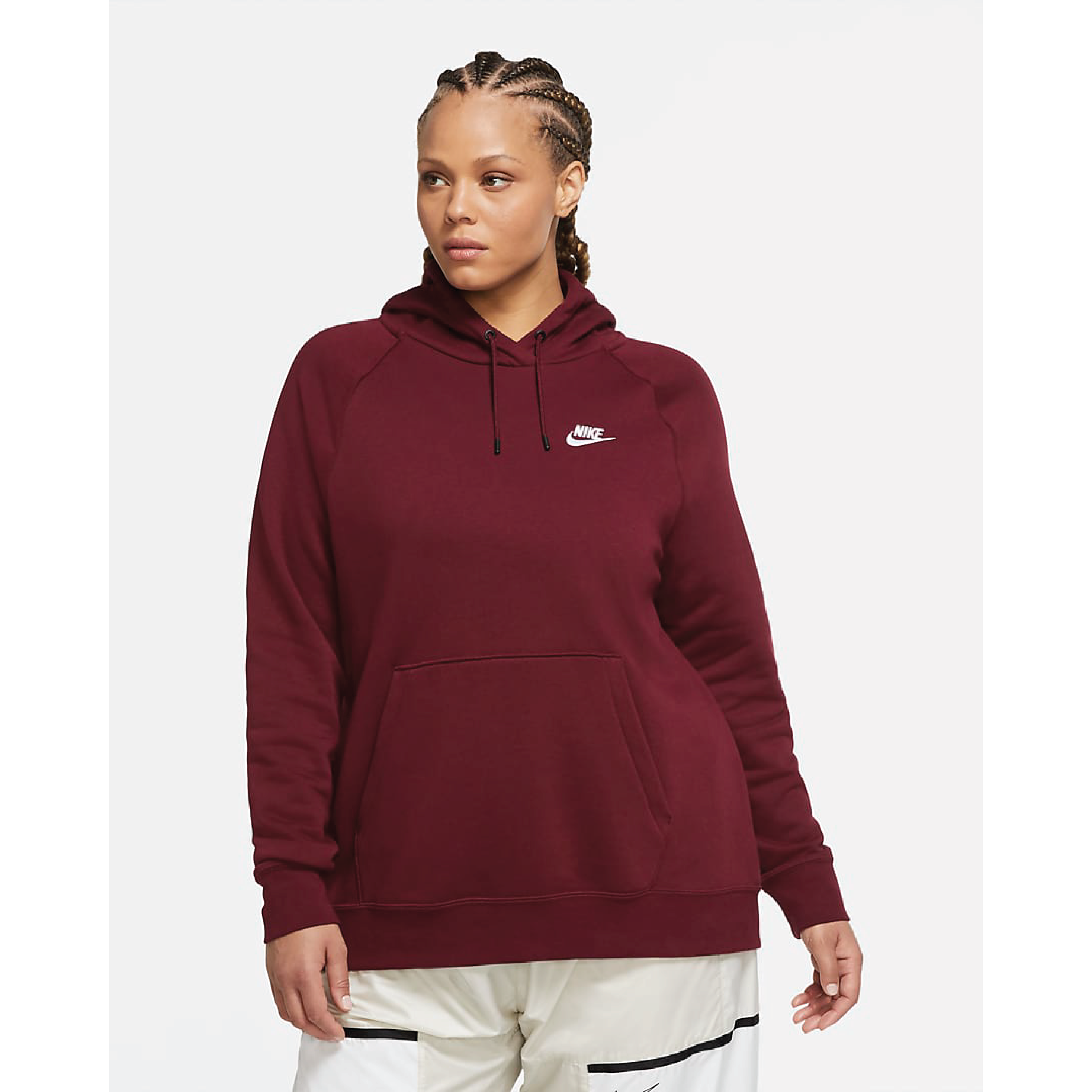 Nike dark red hoodie online