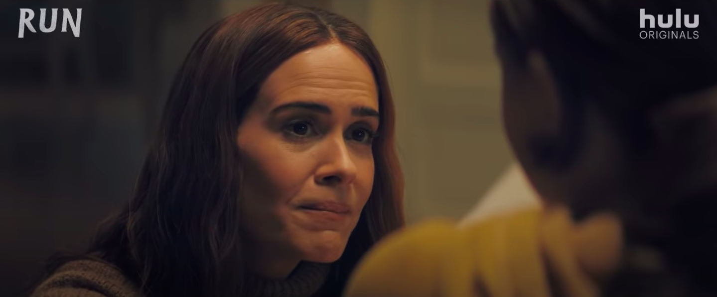 Sarah Paulson in a scene from Hulu&#x27;s &quot;Run&quot;