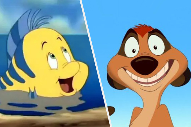 Timon and Flounder hanging out