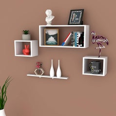 The shelf in white.
