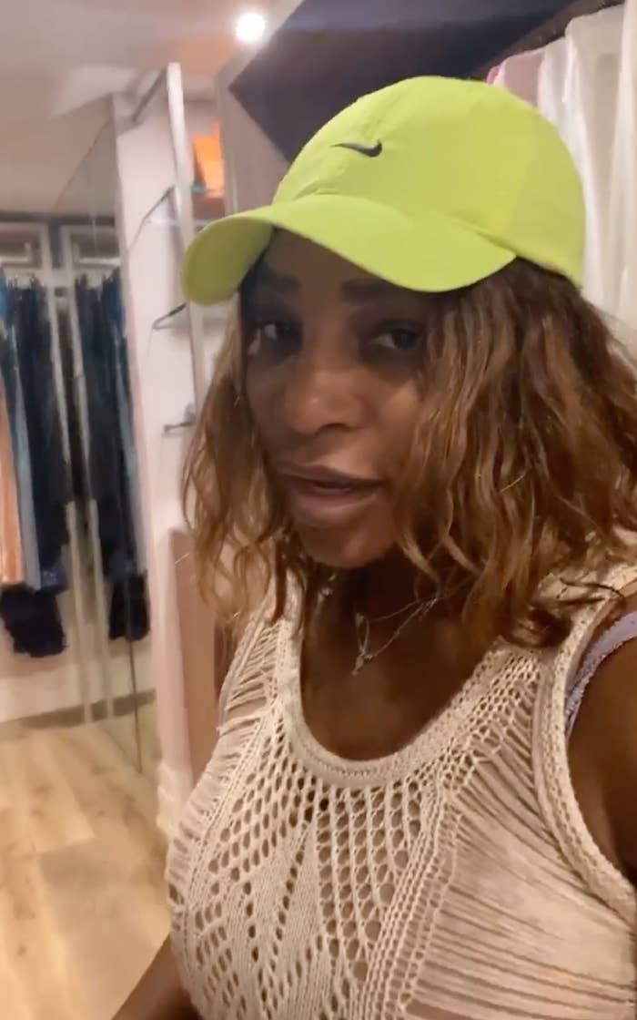 Serena Williams on Instagram Live