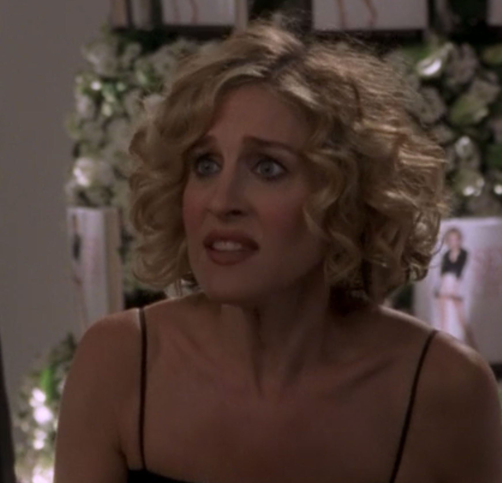 Sarah Jessica Parker with a short curly bob