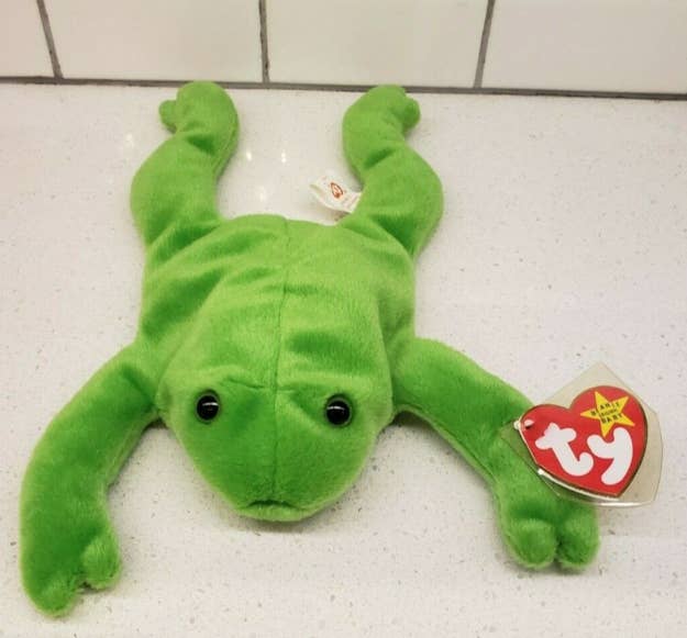 Ty Beanie Baby - Croaks The Frog