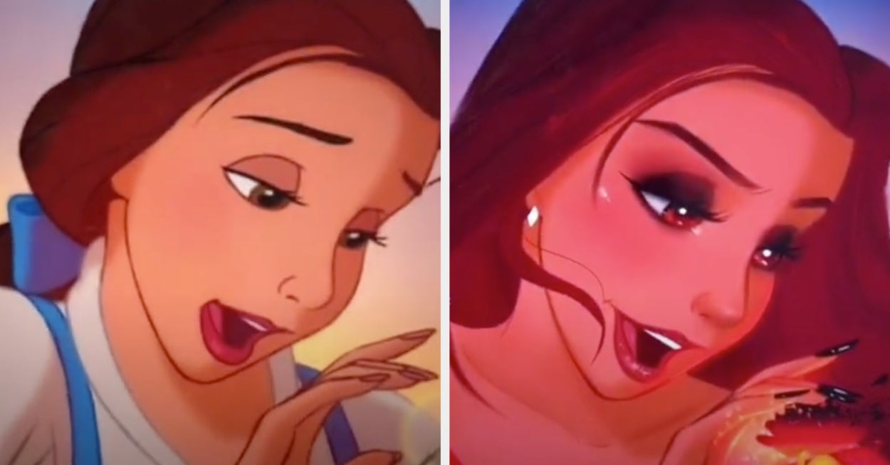 This TikTok Artist Draws Disney Princesses As Villains