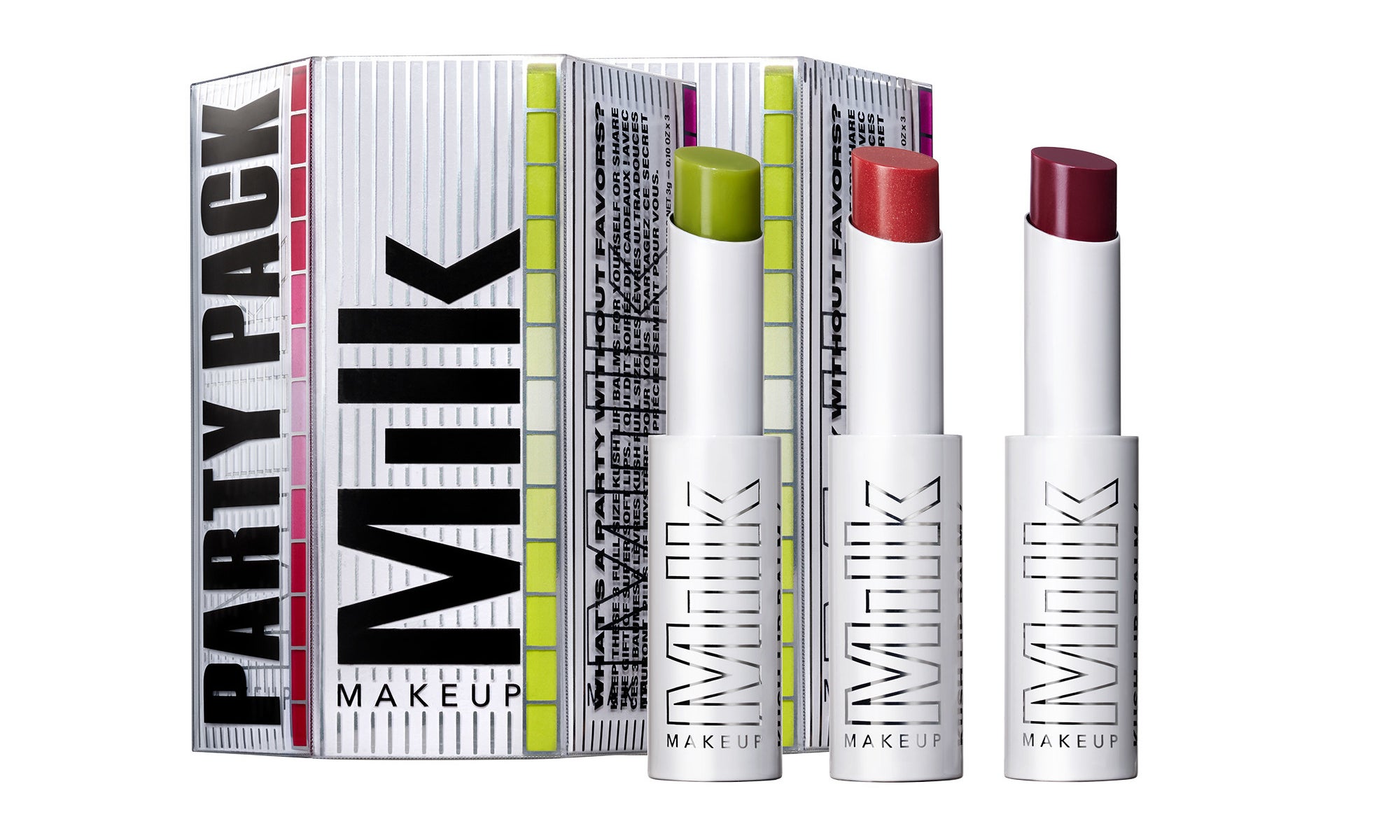 The milk makeup party pack kush lip balm trio