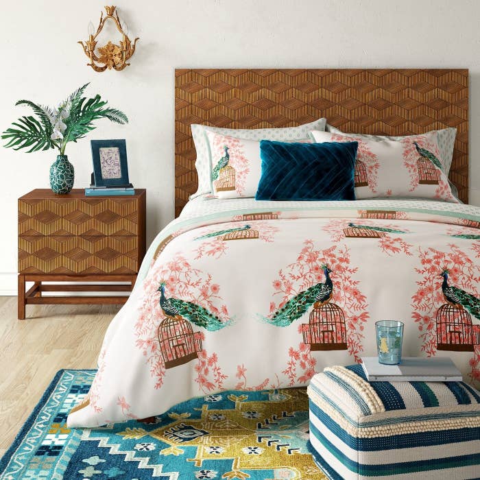 The nightstand being used in bedroom