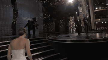 Jennifer Lawrence tripping