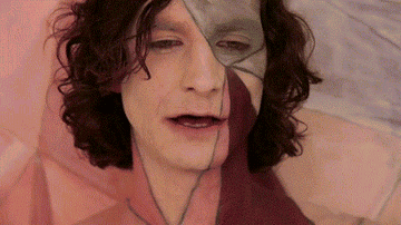 Gif of Gotye from &quot;Somebody That I Used To Know&quot; music video