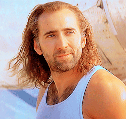 Gif of Nic Cage winking
