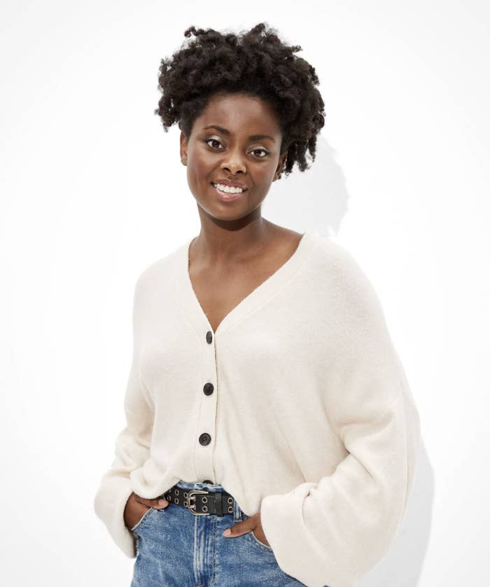 American eagle sherpa cardigan online