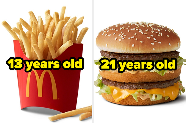 Make Your Own McDonald's Meal And We'll Reveal The Age Of Your Taste Buds