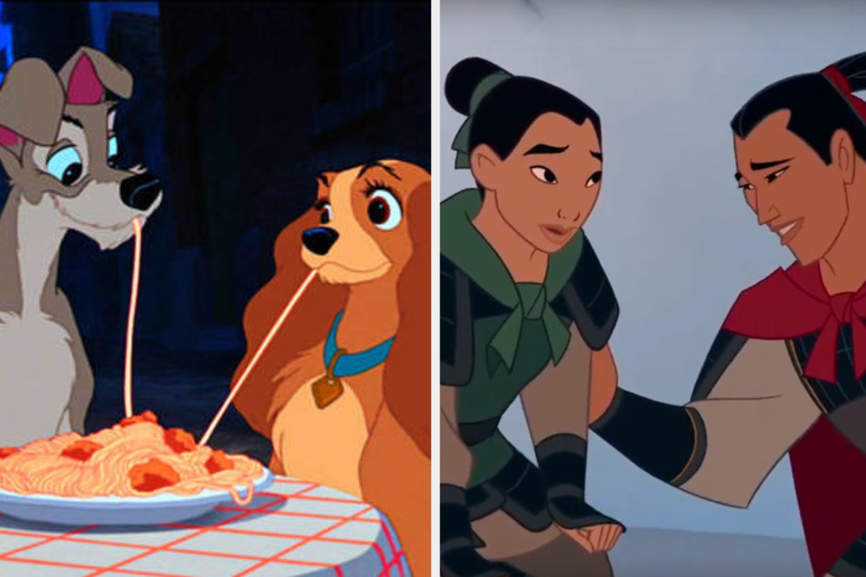Lady and the tramp pairing and mulan pairing