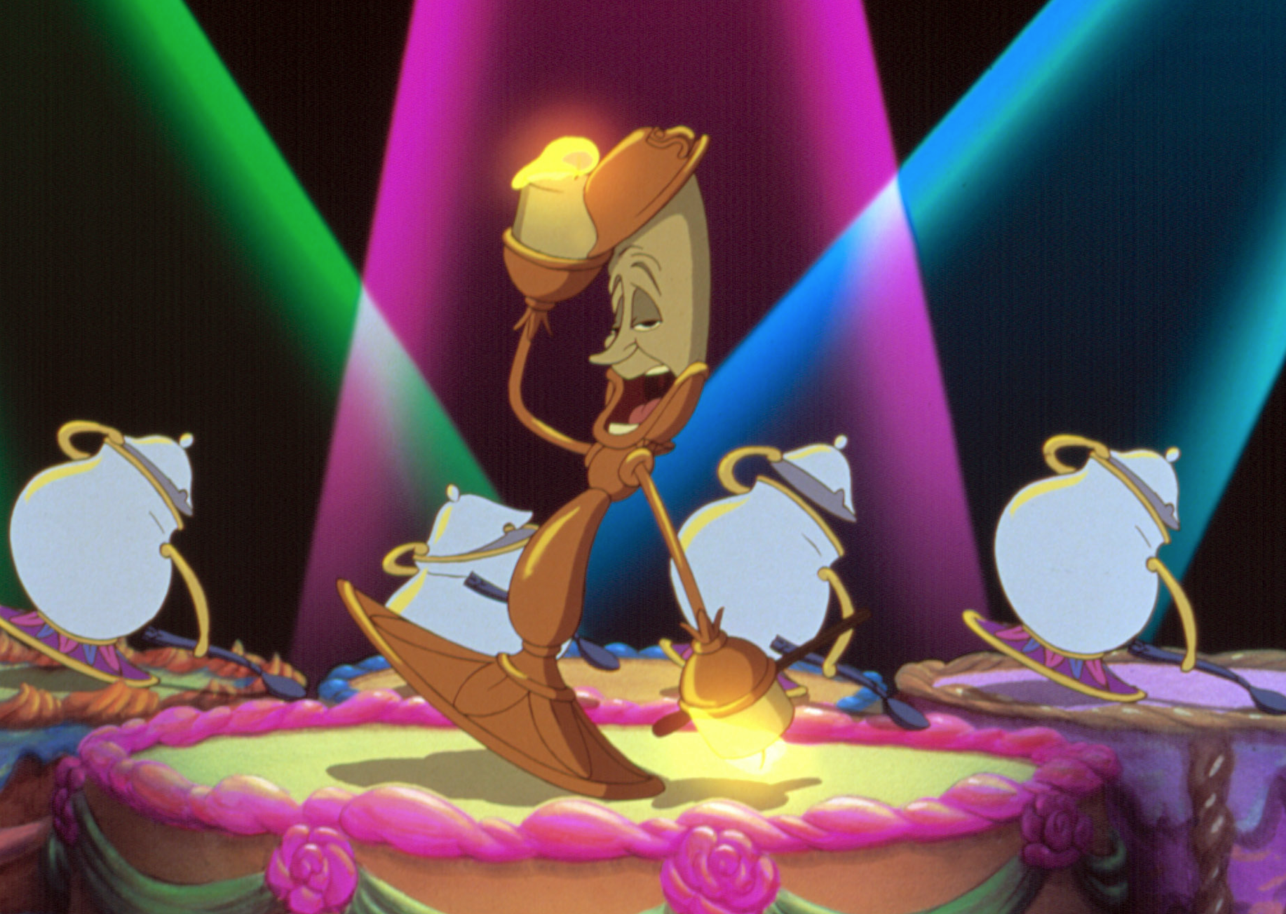 Jerry Orbach as Lumière in the movie &quot;Beauty and the Beast.&quot;