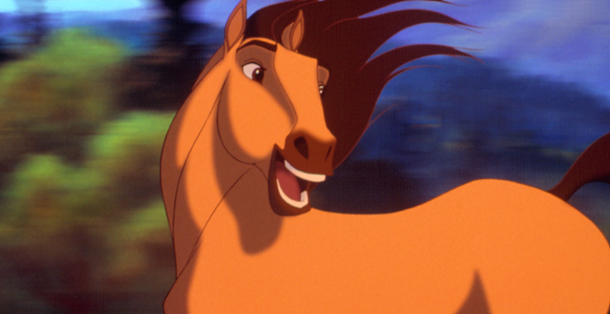 Лошадь из мультика. Спирит душа прерий. Spirit: Stallion of the Cimarron (2002).