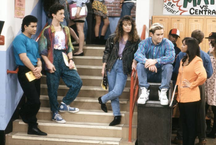 Original cast of Saved by the Bell