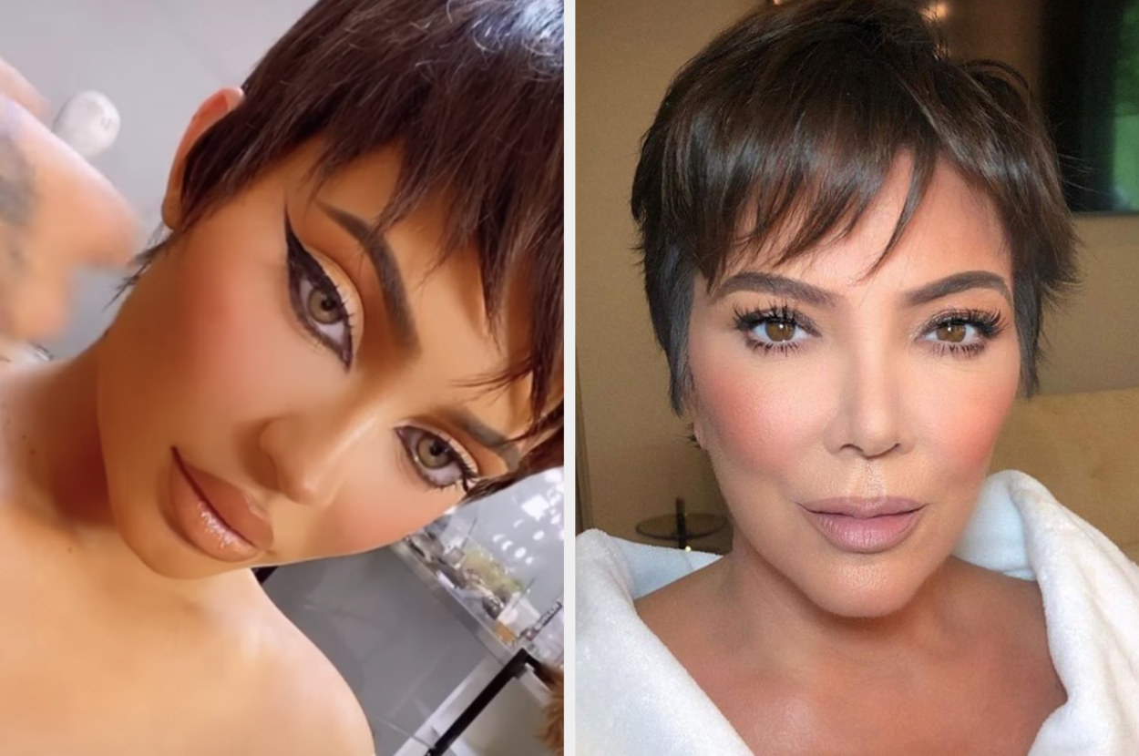 Kylie Jenner Looks Just Like Kris Jenner While Wearing A Pixie Cut Wig