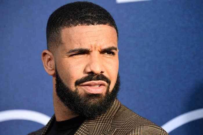 Drake with a confused look on his face