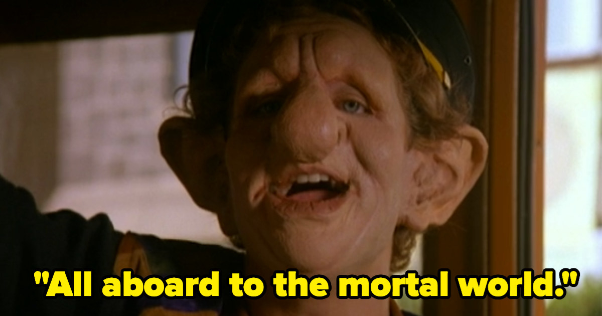 Luke saying, &quot;All aboard to the mortal world.&quot;