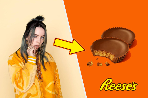 Billie Eilish being Reese's pumpkins