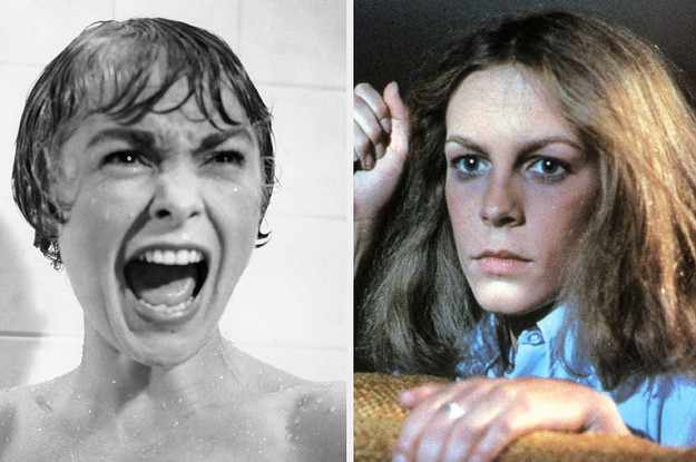 Janet Leigh in Psycho and Jamie Lee Curtis in Halloween