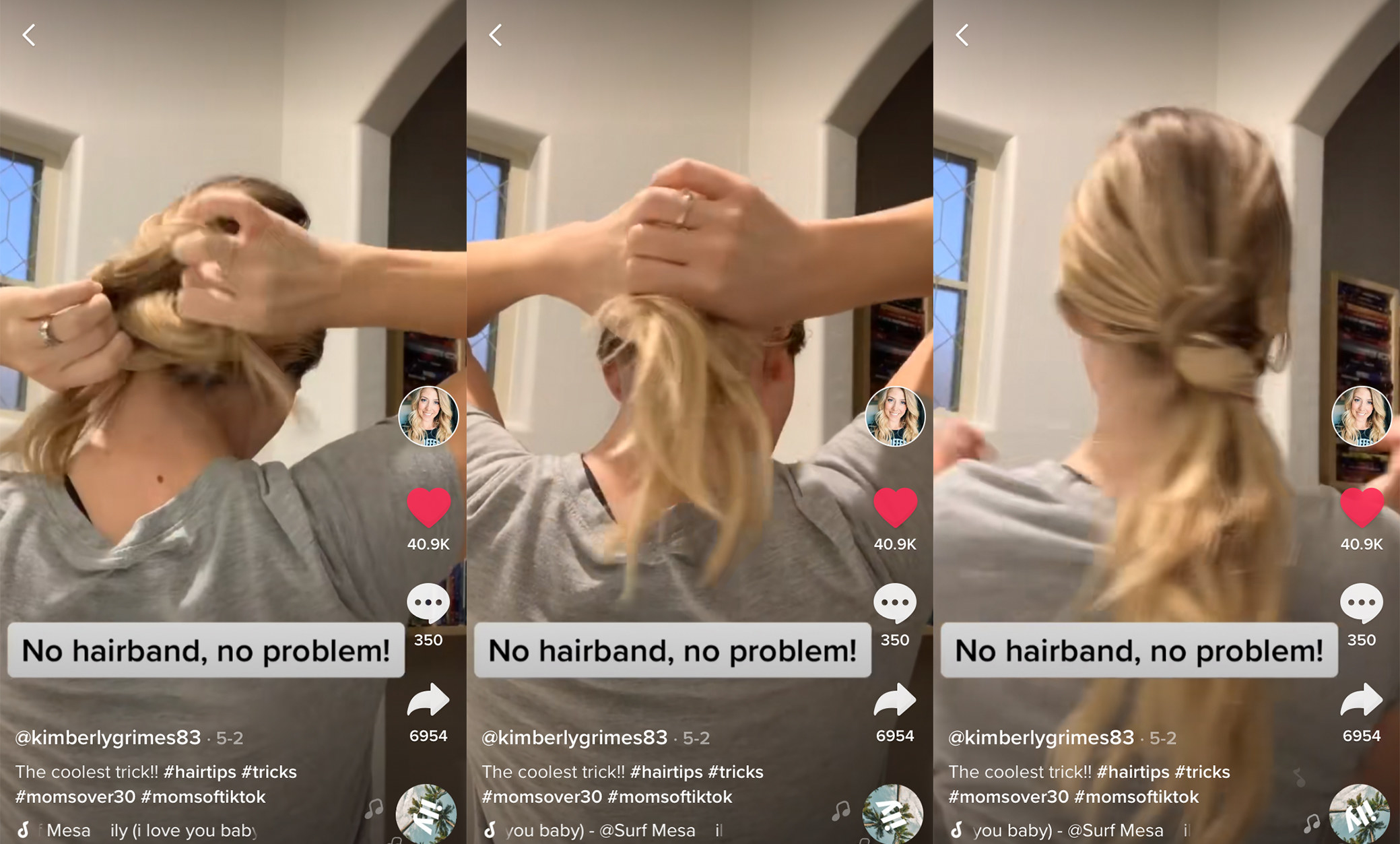 I Tried The No Hair-Tie Ponytail Hair Hack From TikTok