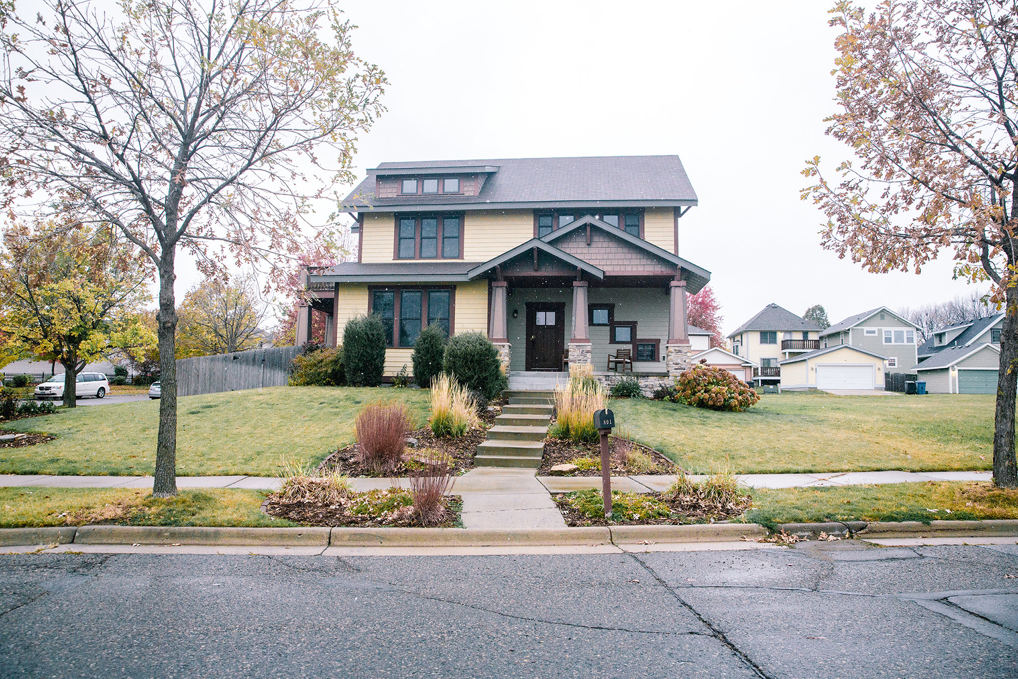 A well-kept house in North Minneapolis
