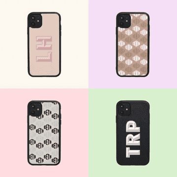 Various different The Daily Edited personalized phone cases