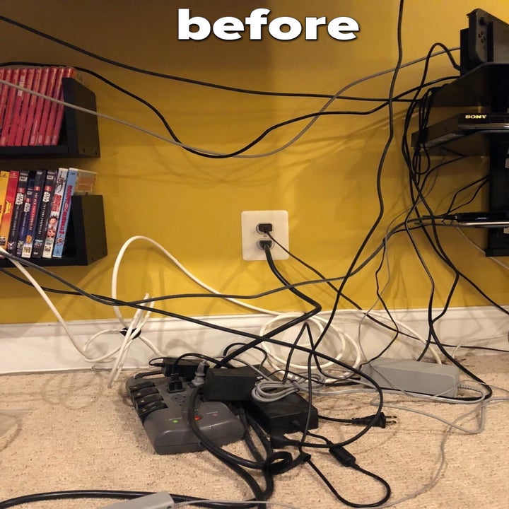 Reviewer image of a bunch of wires tangled up