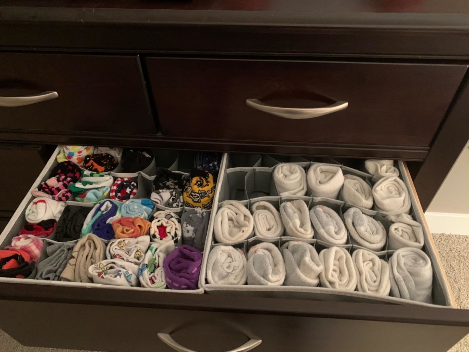 How I organized my sock drawer : r/oddlysatisfying