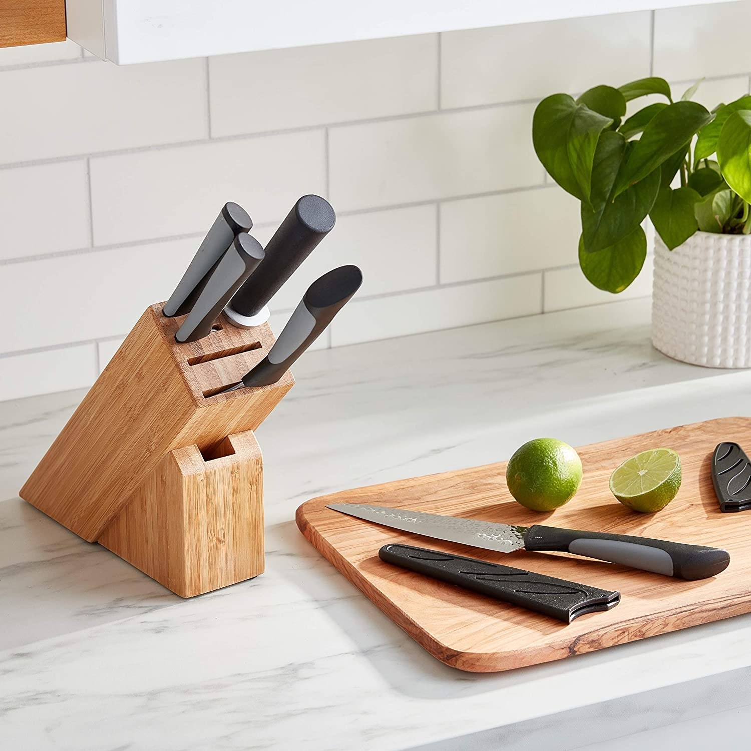 Cravings by Chrissy Teigen Wood Cutting Board with Tablet Stand - Wood